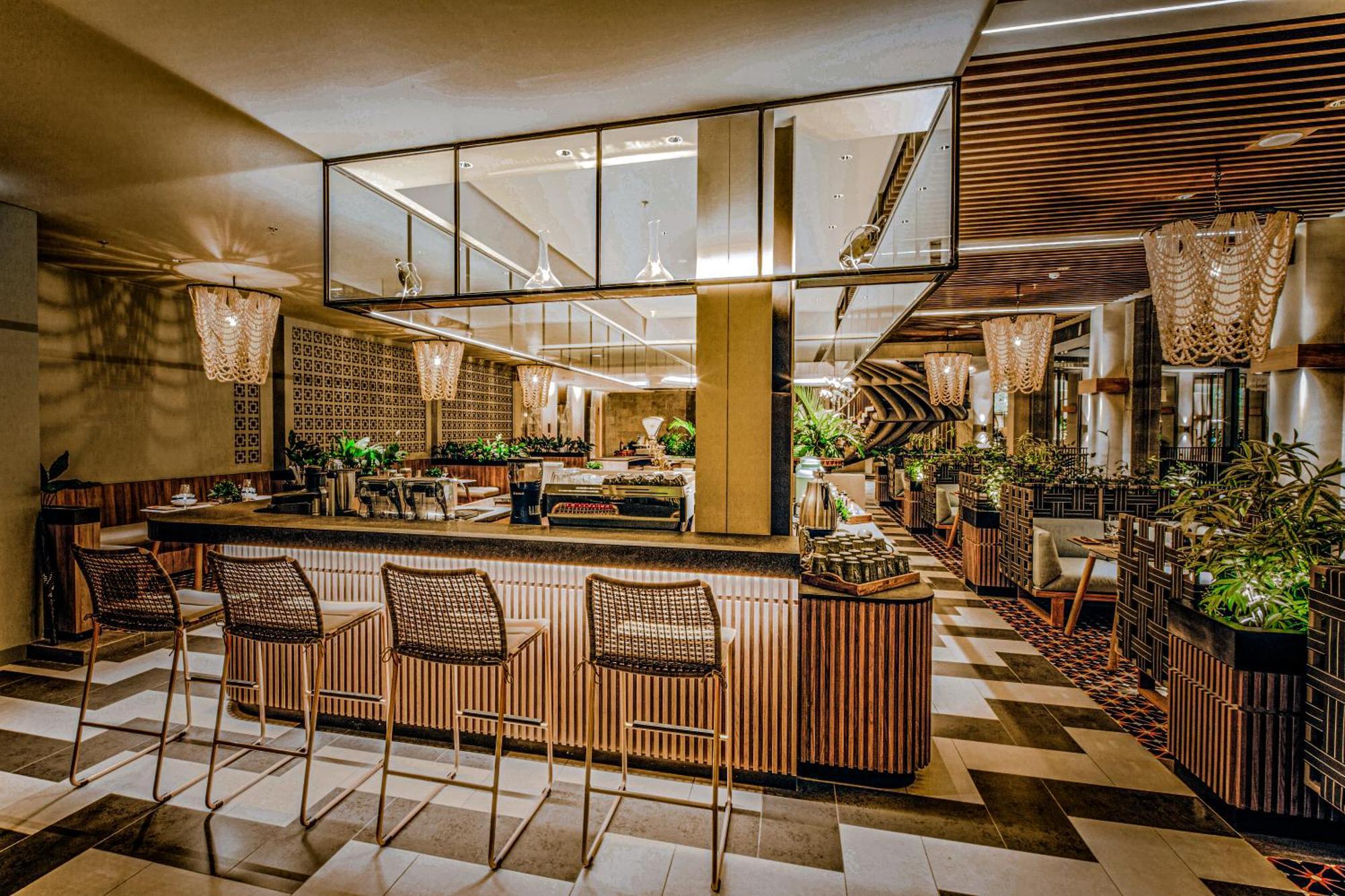 더 보타니카 생추어리 펀칵 외부 사진 The interior of the restaurant