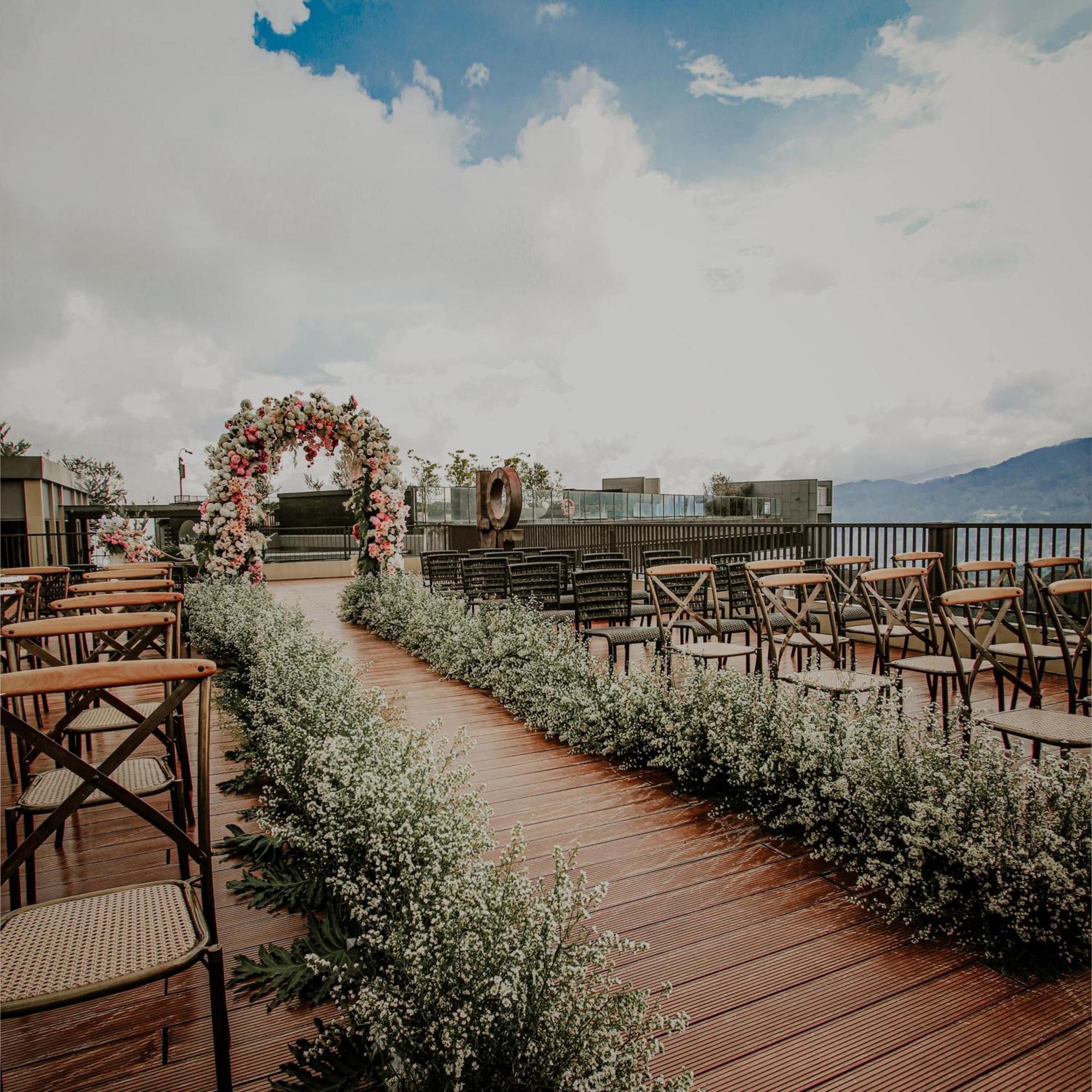 더 보타니카 생추어리 펀칵 외부 사진 The venue of the wedding